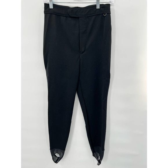 Vintage Roffe Jett Style Stirrup Ski Pants‎ in Black Size 10 Regular - Picture 1 of 8